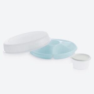 Tupperware Serving Center Set-Ice Blue